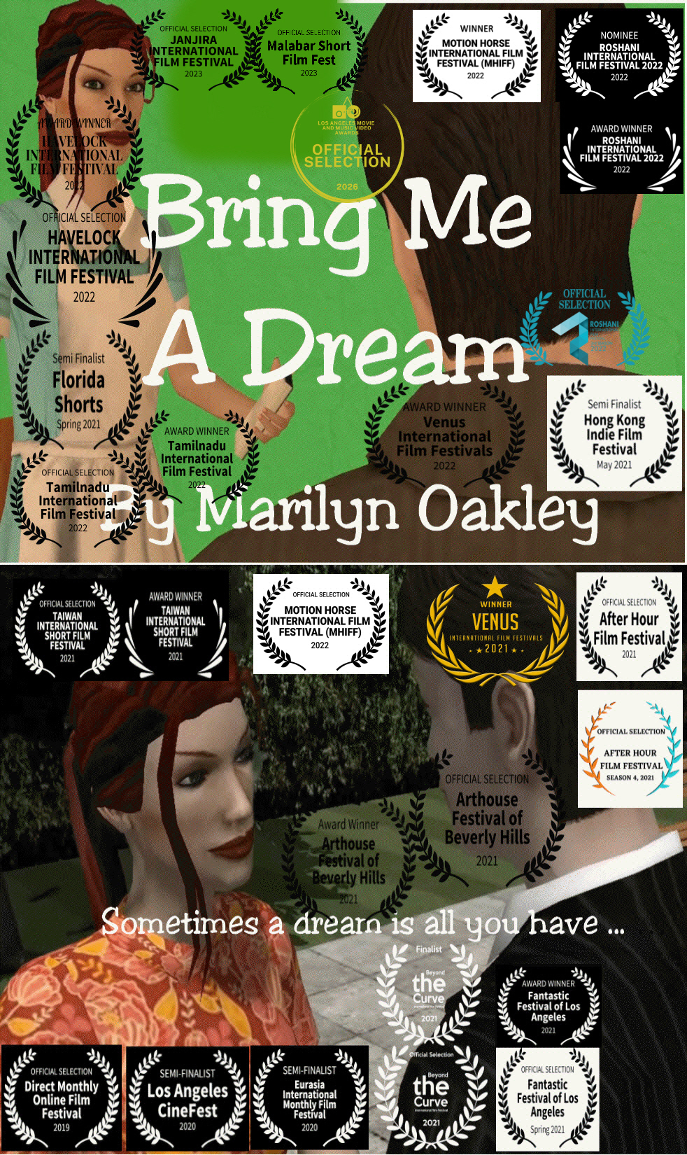 Bring Me A Dream Poster with awards 15
