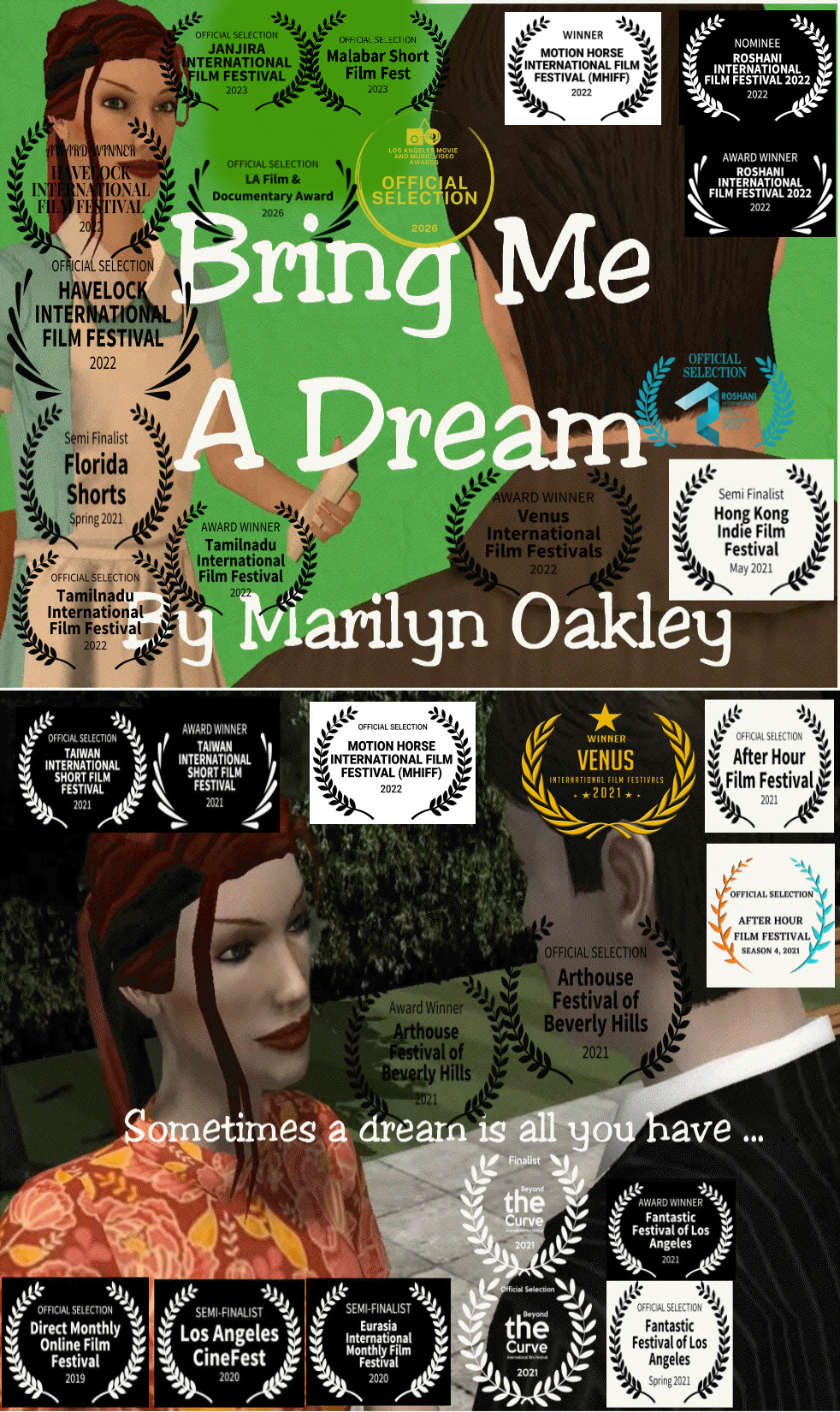 Bring Me A Dream Poster with awards 16
